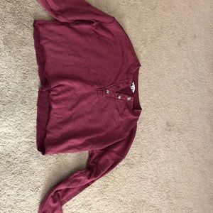 American Eagle Button Up, Cropped